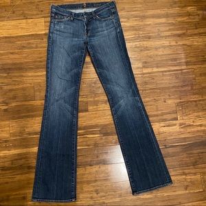 7 For All Mankind Bootcut Jeans, Size 27.